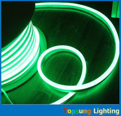 12 điện áp màu xanh lá cây 24v neon flex ánh sáng với chất lượng cao cho ngoài trời