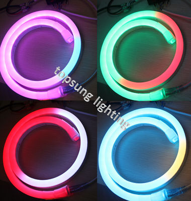24V thay đổi màu sắc RGB đèn neon LED kỹ thuật số cho đồ trang trí