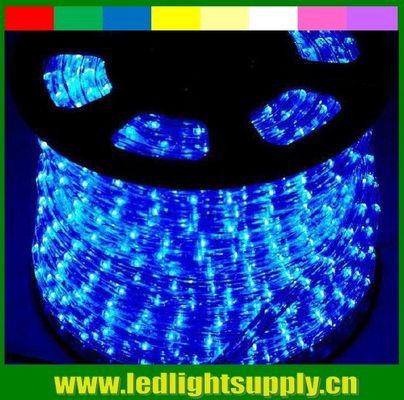 Ánh sáng dải led chống nước màu xanh 2 dây LED đèn dây Noel