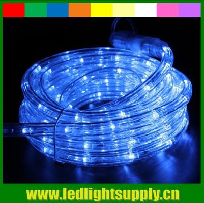 Ánh sáng dải led chống nước màu xanh 2 dây LED đèn dây Noel
