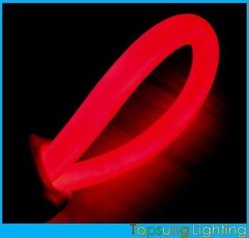 đèn neon flex màu đỏ siêu sáng 220v 25mm cho trang trí ngoài trời