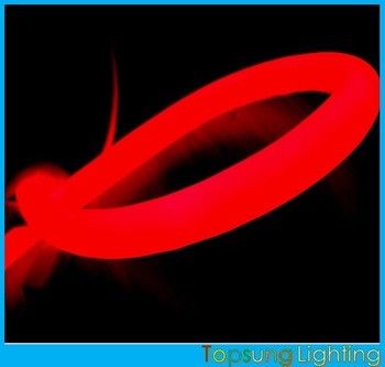 đèn neon flex màu đỏ siêu sáng 220v 25mm cho trang trí ngoài trời