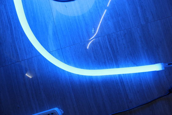 sản phẩm nóng 100 leds / m màu xanh 360 độ tròn LED neon flex ánh sáng 220v 25m cuộn