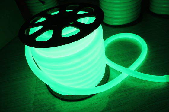 2016 màu xanh lá cây mới 220v 360 độ dẫn đèn neon flex IP67 chống nước cho ngoài