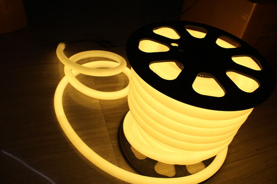 hiệu quả năng lượng 24v 25mm 360 độ tròn ấm trắng ip67 dẫn đèn neon flex ruy băng