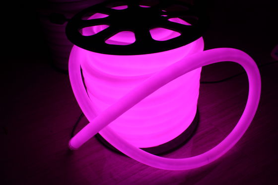 24v giá tốt nhất 360 độ tròn màu tím 25mm đèn neon flex cho trang trí