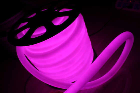 24v giá tốt nhất 360 độ tròn màu tím 25mm đèn neon flex cho trang trí