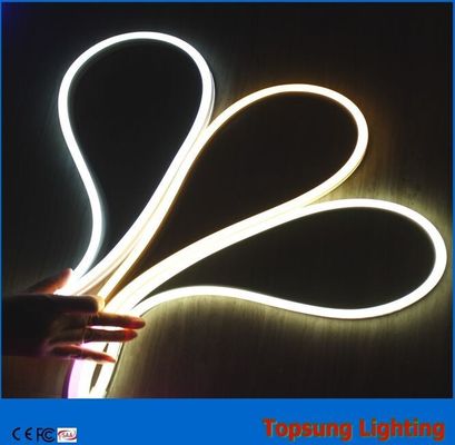 12v đèn dải LED ánh sáng trắng ấm áp hai mặt đèn Neon Flex Đèn chống nước