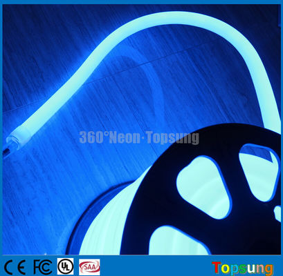 100' cuộn 24 Volt màu xanh 360 độ tròn dẫn đèn neon cho hồ bơi