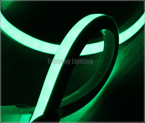 Đèn dây neon linh hoạt màu xanh lá cây Đèn sáng 115v 16 * 16m Cho phòng