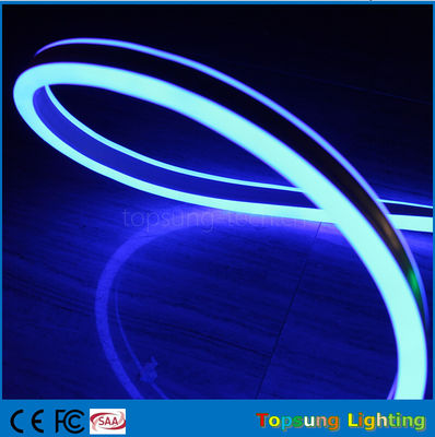 bán hàng toàn bộ 230V hai mặt màu xanh LED dải neon linh hoạt cho tòa nhà