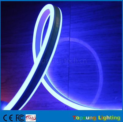 Đèn linh hoạt neon LED màu xanh dương hai mặt 12V cho ngoài trời với thiết kế mới