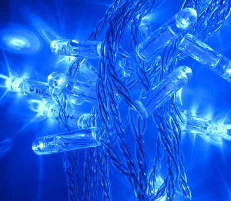 10m kết nối chống lạnh màu xanh LED dây đèn 100 bóng đèn IP65