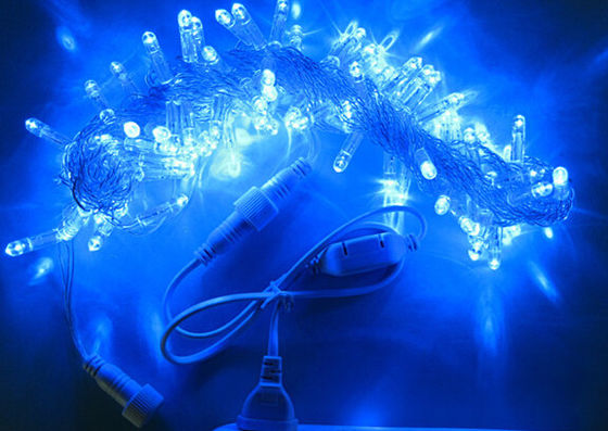 10m kết nối chống lạnh màu xanh LED dây đèn 100 bóng đèn IP65