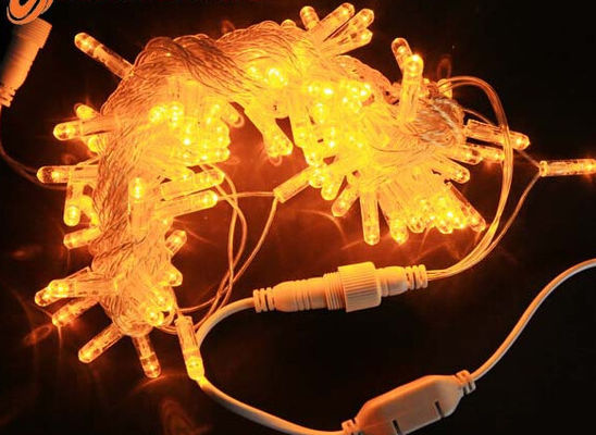 10m kết nối 5mm đèn Giáng sinh LED bán buôn dây vàng bong bóng chống lạnh PVC