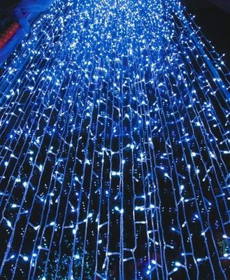 Đèn rèm Giáng sinh mới 240V năm 2016 cho các tòa nhà