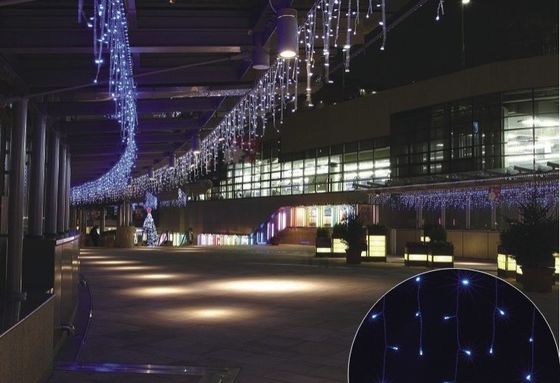 240V đèn rèm Giáng sinh ngoài trời chống tia cực tím vật liệu chống thời tiết