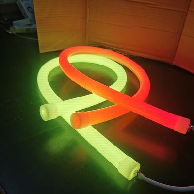 Ứng dụng điều khiển di động mới Ống neon flex silicone đèn chiếu sáng ngày lễ 360 độ 24v led neon flex tube