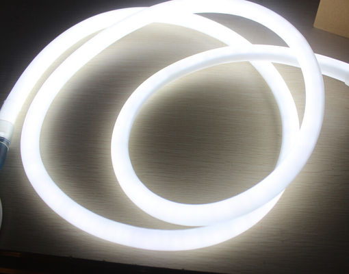 360 độ phát ra vòng dẫn neon flex DC24V ống đường kính 16mm màu trắng sáng