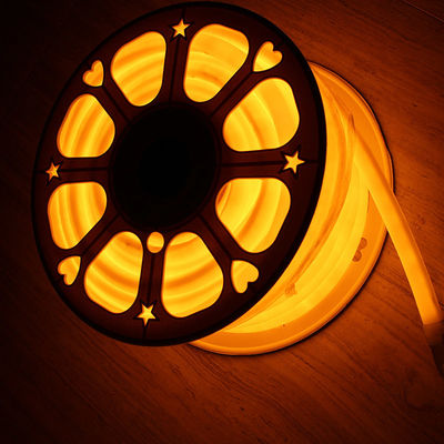 100' cuộn 24 Volt màu vàng tròn dẫn đèn neon flex cho hồ bơi
