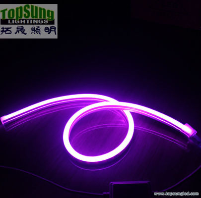 kích thước mini RGB dẫn neon flex 10 * 18mm đầy đủ màu sắc thay đổi đèn neon 110V SMD5050