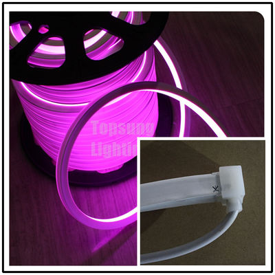 AC 240V chất lượng cao hình vuông màu hồng dẫn đèn neon linh hoạt 16x16mm IP68 chống nước