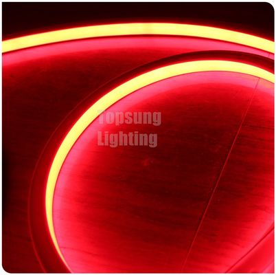Đèn đỏ trang trí neon flex DC 12V dẫn neon biển hiệu ống hình vuông ánh sáng 16 * 16mm bề mặt phát xạ phẳng IP68