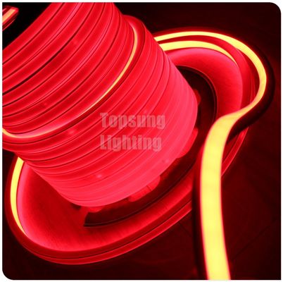 Đèn đỏ trang trí neon flex DC 12V dẫn neon biển hiệu ống hình vuông ánh sáng 16 * 16mm bề mặt phát xạ phẳng IP68