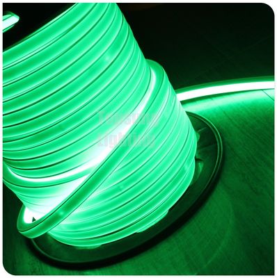 AC 110v LED neon flex 16 * 16mm hình vuông phẳng LED ống neon ip68 ánh sáng ngoài trời màu xanh lá cây