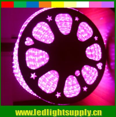 2017 mới AC LED 220V dải dải led linh hoạt 5050 smd màu hồng 60LED/m dải