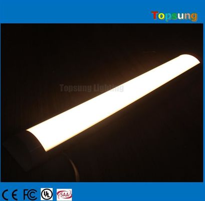 2ft 24 * 75 * 600mm Đèn LED vịnh cao tuyến tính Đèn LED có thể tắt Kháng nước IP41 Vỏ nhôm