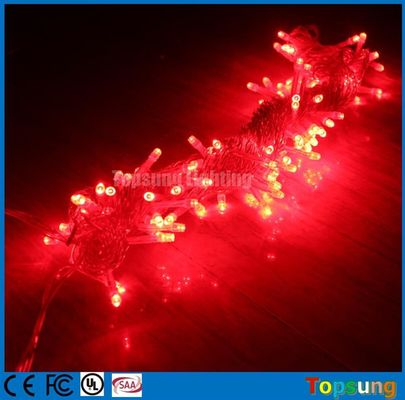 Máy bán chạy nhất 220V đèn LED đỏ lấp lánh thần tiên Giáng sinh dây đèn 10m