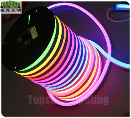 Đèn dây chuyền neon flex LED kỹ thuật số RGB để trang trí tòa nhà
