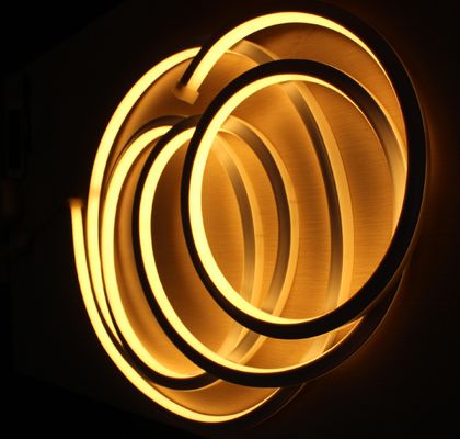 siêu sáng hình vuông 100v đèn neon màu vàng dẫn CE phê duyệt ROHS