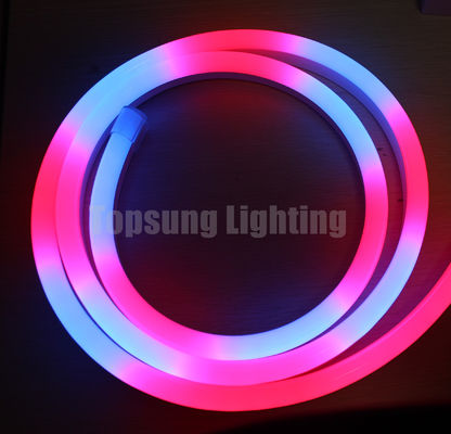24V kỹ thuật số RGB LED neon Flex Rope Light dmx tín hiệu đầu vào dẫn dắt dải pixel