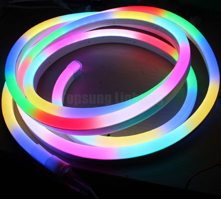 Mini RGB Digital Pixel đuổi theo dải đèn neon Flex Rope Light 24v
