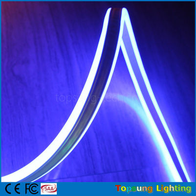 Đèn neon flex hai mặt 8 * 18mm kích thước nhỏ LED neonflex băng 24v màu xanh