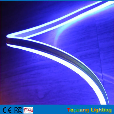 Đèn neon flex hai mặt 8 * 18mm kích thước nhỏ LED neonflex băng 24v màu xanh