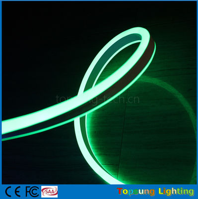 sản phẩm mới của Trung Quốc 110v màu xanh lá cây hai bên dẫn dắt dải neon flex IP67 cho ngoài trời