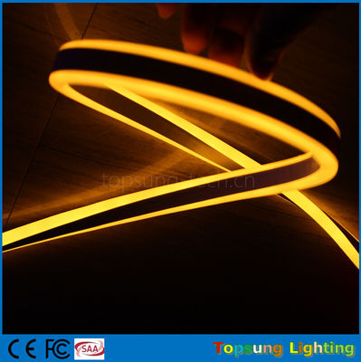 Màu vàng mini kích thước neon dẫn đèn Giáng sinh 8,5 * 18mm hai mặt neon flex đèn