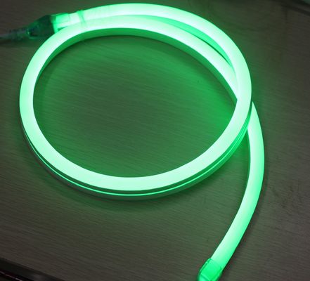Chất lượng 11x18mm siêu sáng SMD2835 Brand New LED Flex Neon dây thừng màu xanh lá cây sáng 12 volt màu áo khoác PVC