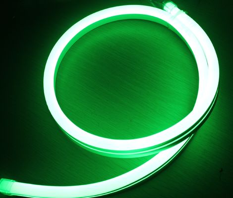 Chất lượng 11x18mm siêu sáng SMD2835 Brand New LED Flex Neon dây thừng màu xanh lá cây sáng 12 volt màu áo khoác PVC