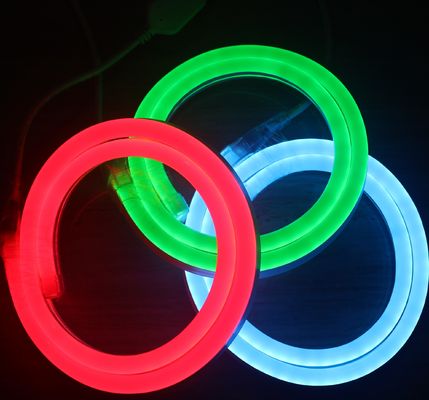 Các nhà sản xuất bán trực tiếp dây thừng ánh sáng chất lượng cao LED đèn dải neon linh hoạt 11x18mm màu xanh lá cây nắp PVC