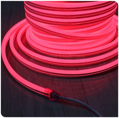 chất lượng cao smd2835 linh hoạt dẫn đèn neon dải 24v neon ống linh hoạt siêu mỏng 11x18mm màu đỏ áo khoác PVC