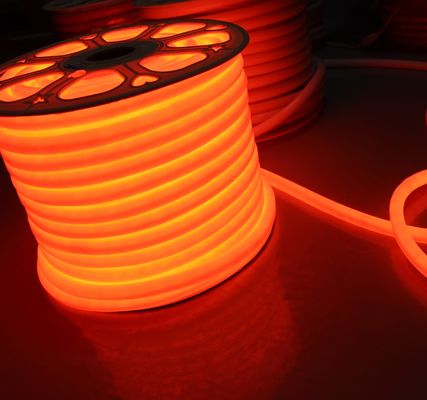 12v mini vòng 16mm đường kính 360 độ phát ra dẫn neonflex dây thừng ánh sáng màu cam dẫn neon ống mềm