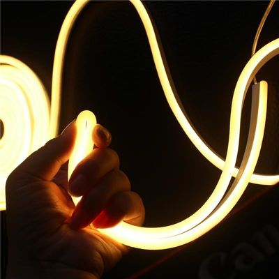 12v ấm áp màu trắng mini LED đèn dải neon linh hoạt 6x13mm dây thừng SMD cho các dấu hiệu