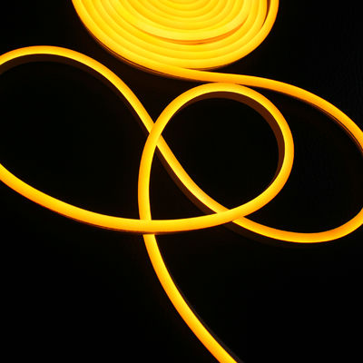 siêu sáng siêu linh hoạt dẫn ống neon dây thừng dải ánh sáng màu vàng 2835 SMD ánh sáng silicone neonflex 24v