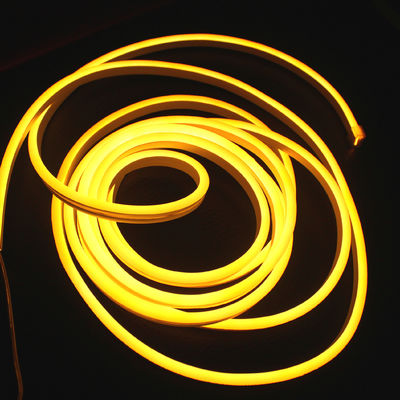 12v siêu mini dẫn dắt dải neon linh hoạt ánh sáng màu vàng ánh sáng de Natal đồ trang trí Giáng sinh SMD dây 6 * 13mm silicone