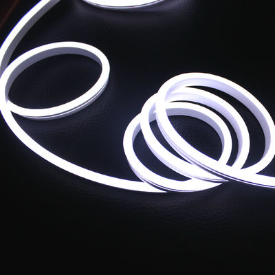 Đèn ống neon linh hoạt màu trắng 24v 6 * 13mm kích thước vi mô 2835 đèn dây silicon cho biển báo