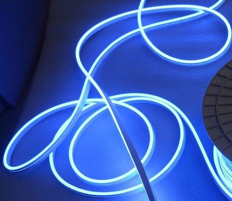 6mm màu xanh LED Neon Rope Light Flex Không thấm nước Lễ hội Xmas Tree Trang trí nhà 110V/220V dải neon màu xanh